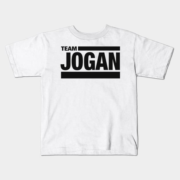 Team Jogan (Black) Kids T-Shirt by winstongambro